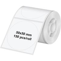 Olympia 6324 Etiketten (rol) 50 x 50 mm Thermisch papier Wit 1 stuk(s) Universele etiketten