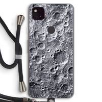 Maanlandschap: Pixel 4a 5G Transparant Hoesje met koord