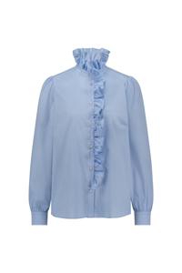 Studio Anneloes Idette Poplin Blouse 11735 Blouse 6600 Light Blue