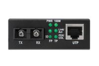 Digitus DN-82021-1 netwerk media converter Intern 1310 nm Single-mode Zwart - thumbnail