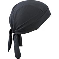 Myrtle Beach sport bandana - zwart - hoofddoek - polyester - volwassenen