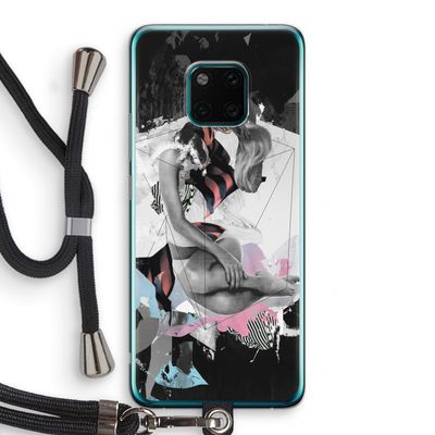 Camouflage de sommeil: Huawei Mate 20 Pro Transparant Hoesje met koord