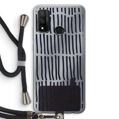 Moroccan stripes: Huawei P Smart (2020) Transparant Hoesje met koord