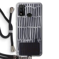 Moroccan stripes: Huawei P Smart (2020) Transparant Hoesje met koord