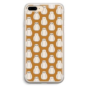 Uilen: iPhone 7 Plus Transparant Hoesje