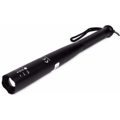 Hofftech Zaklamp - 5 lichtstanden - tactical - water- en schokbestendig - 30 cm - zoomfunctie