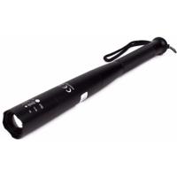 Hofftech Zaklamp - 5 lichtstanden - tactical - water- en schokbestendig - 30 cm - zoomfunctie