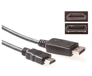 ACT Verloopkabel DisplayPort male naar HDMI-A male 3,00 m
