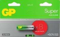 GP 8-multipack aa batterij alkaline lr06 15a - 3012260