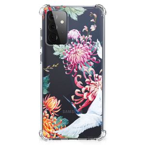 Samsung Galaxy A72 4G/5G Case Anti-shock Bird Flowers