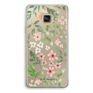 Botanical sweet flower heaven: Samsung A3 (2017) Transparant Hoesje