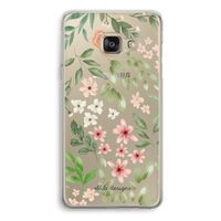 Botanical sweet flower heaven: Samsung A3 (2017) Transparant Hoesje