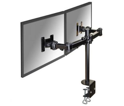 Neomounts fpma-d960d lcd bureausteun, 10-21", 18 kg, 75x75/ 100x100 mm, 10cm, zwart