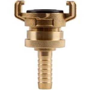 Polet Klauwkoppeling 1/2" Slang verstelbaar messing