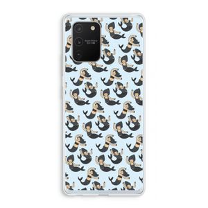 Zeemeermin: Samsung Galaxy S10 Lite Transparant Hoesje