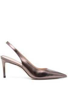 Stuart Weitzman escarpins pointus 90 mm à bride arrière - Marron