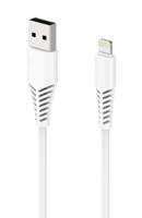 2GO USB-kabel Apple Lightning stekker, USB-A stekker 1.00 m Wit 797288 - thumbnail