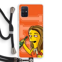 Jamie Lee Simpson: Samsung Galaxy A71 Transparant Hoesje met koord