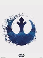 Kunstdruk Star Wars Episode IX Rebel Logo 30x40cm