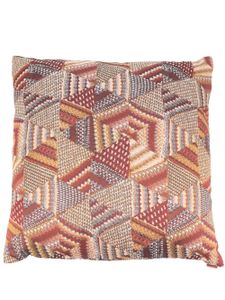 Missoni Home coussin à design patchwork - Marron