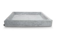 Bia bed rib hoes hondenmand grijs