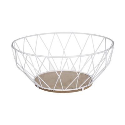 Fruitschaal Secret de Gourmet Metaal Wit Ø 28 cm Fruitschaal Secret de Gourmet Metaal Wit Ø 28 cm