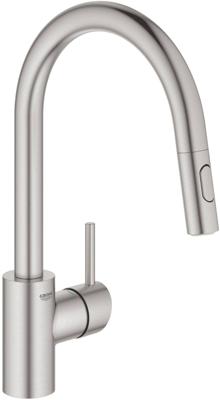 Grohe Concetto Keukenmengkraan Uittrekbare Uitloop Supersteel
