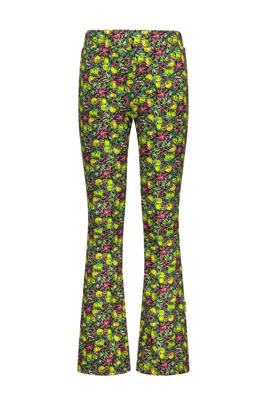 B.Nosy zomer flair broek meisjes - groen/geel AOP - Phoebe