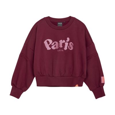 Indian Blue Jeans Winter sweater meisjes - rood - Crochet