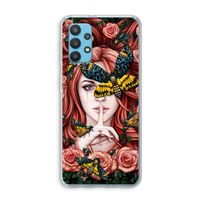 Lady Moth: Samsung Galaxy A32 4G Transparant Hoesje
