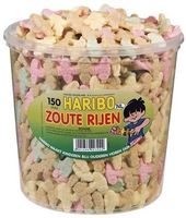 Haribo Haribo Silo Zoute Rijen 150 Stuks 840 Gram