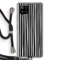 Stripes: Samsung Galaxy A42 5G Transparant Hoesje met koord