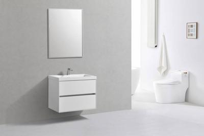 Badmeubel Compact Greeploos 80 Hoogglans Wit