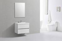 Badmeubel Compact Greeploos 80 Hoogglans Wit