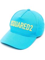 DSQUARED2 casquette à logo brodé - Bleu - thumbnail