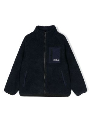 MC2 Saint Barth Kids veste en polaire Garfield à fermeture zippée - Bleu