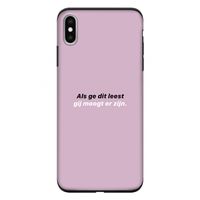 gij moogt er zijn: iPhone XS Max Tough Case