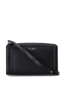 Kate Spade sac à bandoulière Knott en cuir - Noir