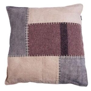 In The Mood sierkussen Vintage Patchwork Wol - multikleur - 45x45 cm - Leen Bakker