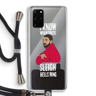 Sleigh Bells Ring: Samsung Galaxy S20 Plus Transparant Hoesje met koord