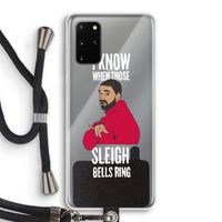 Sleigh Bells Ring: Samsung Galaxy S20 Plus Transparant Hoesje met koord