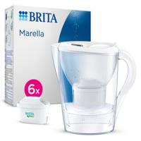 Brita Marella Waterfilterkan Wit + 6 Maxtra Filterpatronen Brita Marella Waterfilterkan Wit + 6 Maxtra Filterpatronen