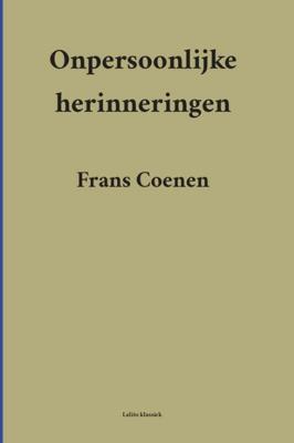 Onpersoonlijke herinneringen (Paperback)