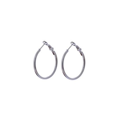 Go Dutch Label Creolen 3 cm Zilver