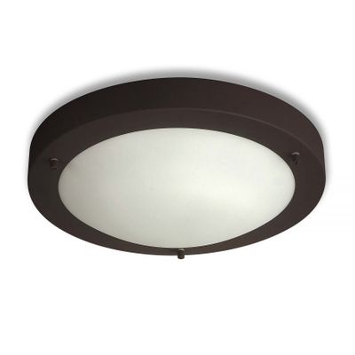 Artdelight Plafondlamp Yuca Ø 30 cm 12 Watt zwart