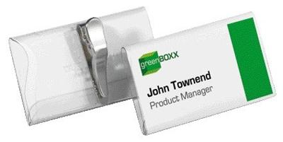 Badge durable 8110 met krokodillenklem 40x75mm