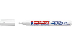 Edding 1500 Afgetopte gelpen Fijn Wit