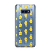 Ananas: Samsung Galaxy S10e Transparant Hoesje