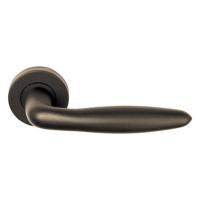 Formani | Deurkruk BASIC LBXVIIIH op ronde rozet | Brons