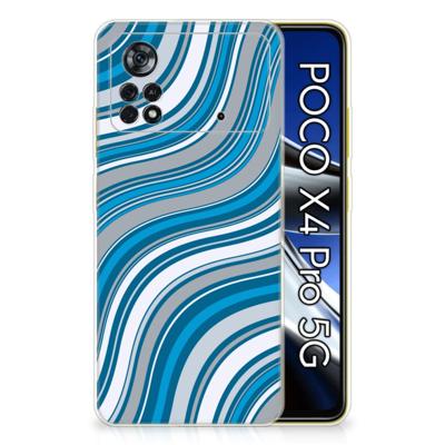 Xiaomi Poco X4 Pro 5G | TPU bumper | Waves Blue